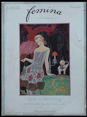 FEMINA - AVRIL 1921 - MODE, GEORGE BARBIER, PAUL POIRET, LANVIN, PREMET