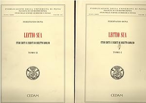 Lectio Sua. Studi editi e inediti di diritto romano (tomo 1 e 2)