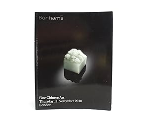 Auction Catalogue: Bonhams, London; Fine Chinese Art, 11 November 2010.