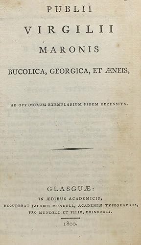 Bucolica, Georgica, et Aeneis