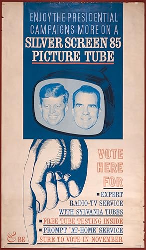 Kennedy v. Nixon First Televised Presidential Debate Poster