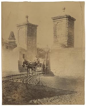 16 x 20 Inch Photograph of St. Augustine, Florida, African American Cart Driver