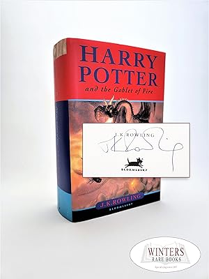 Harry Potter and the Goblet of Fire - EXEPTIONALLY SIGNED on the halftitle page