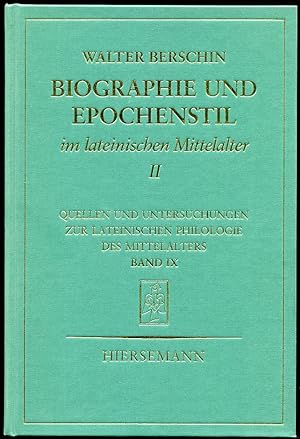 Biographie Und Epochenstil Im Lateinischen Mittelalter. II. Merowingische Biographie Italien, Spa...