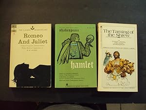 3 William Shakespeare PBs Romeo And Juliet; Hamlet; The Taming Of The Shrew