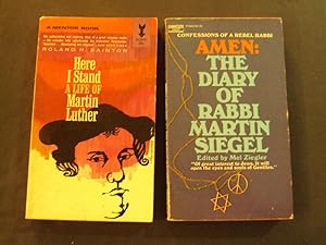 2 PBs Here I Stand A Life Of Martin Luther; Amen: Diary Of Rabbi Martin Siegel