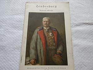 Hindenburg - Hilgers Deutsche BÃ¼cherei Nr. 478