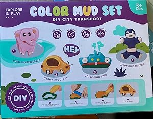 Color Mud Set - DIY CITY TRANSPORT