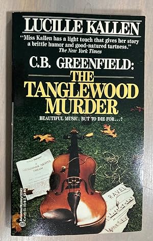 C.B. Greenfield The Tanglewood Murder