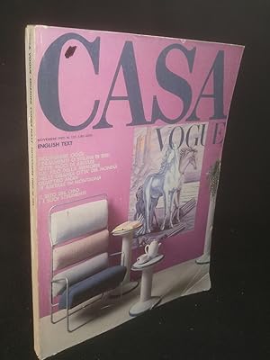 rivista architettura CASA VOGUE anno NOVEMBRE 1982 numero 135.