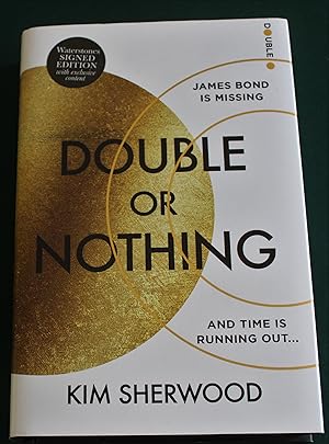 Double or Nothing. James Bond, Signed First Edition.