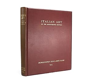 Burlington Fine Arts Club; Catalogue of Italian Art of the Seventeenth Century.