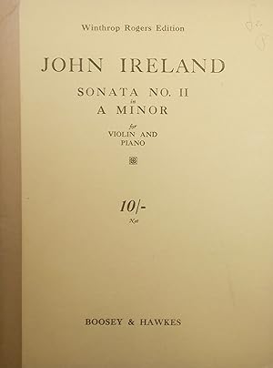 Sonata No.2 in A minor, for Violin and Piano