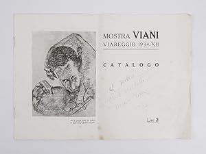 Mostra Viani. Viareggio 1934 - XII  Catalogo [titolo sulla copertina; CON AUTOGRAFO]