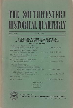 Southwestern Historical Quarterly vol. LXX (70) COMPLETE