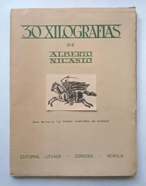 30 Xilografías Sobre motivos de La Tierra Purpúrea" de Guillermo Enrique Hudson (1841-1922).