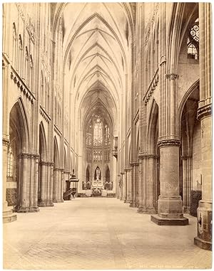France, Metz, intérieur de la cathédrale Saint-Etienne