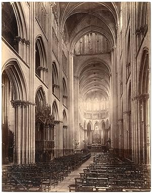 E.Hautecoeur, Rouen, intérieur de la cathédrale Notre-Dame