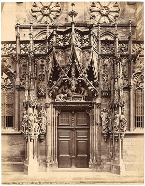 E.Hautecoeur, Strasbourg, cathédrale Notre Dame, portail Saint-Laurent