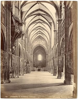 E.Hautecoeur, Strasbourg, intérieur de la cathédrale Notre Dame
