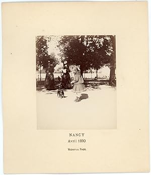 France, Nancy, au Parc, Avril 1890