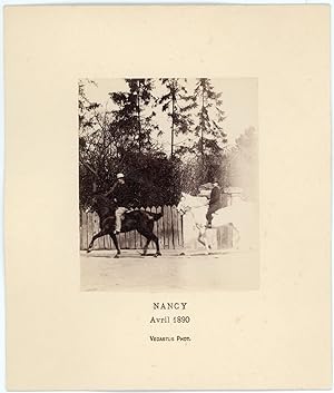 France, Nancy, au Parc, avril 1890