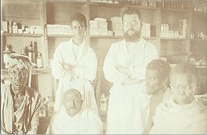 Ethiopie, Harar, lépreux à la léproserie St-Antoine, salle des pansements