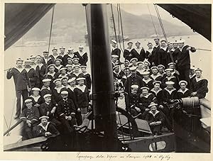 China, équipage de la Vipère à Hongkong, janvier 1901