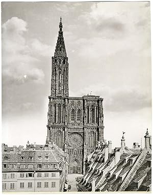 France, Strasbourg, La cathédrale Notre-Dame de Strasbourg
