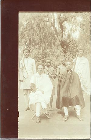Ethiopie, Harar, léproserie St-Antoine, le gouverneur et son père lépreux