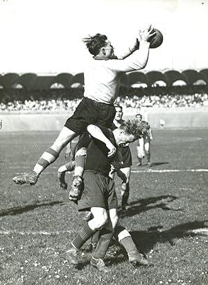 Bordeaux, coupe de France de Football, gardien de but Lensois Duffuler, 1948
