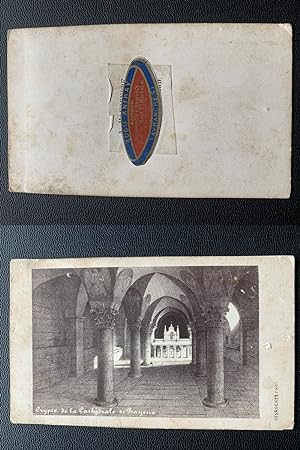 Desroches, France, crypte de la cathédrale de Bayeux