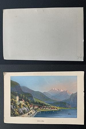 Suisse, panorama de Brienz