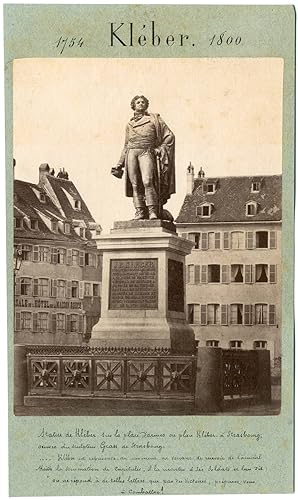 France, Strasbourg, statue de Kleber