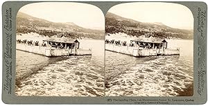 Stereo, Canada, Quebec, Lower St.Lawrence, the Landing place, les Eboulements
