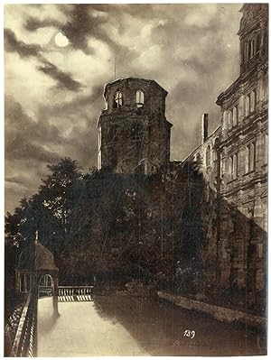Allemagne, château de Heidelberg, ruines de la tour de poudre