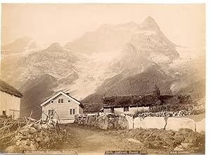 Norway, Søndmøre, Kviteggen, Nebbedal, photo. Rich. Andvord. Eneret 1892, Axel Lindahl