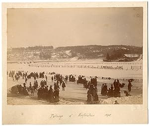 France, patinage à Neufchâteau, 1895