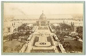 N.D, Paris, exposition universelle de 1889, parc du Champ de Mars, vue prise de la Tour Eiffel