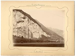 Suisse, Lauterbrunnen, le Staubbach