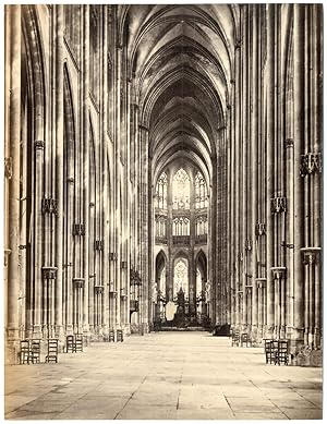 France, Rouen, intérieur, église Saint-Ouen