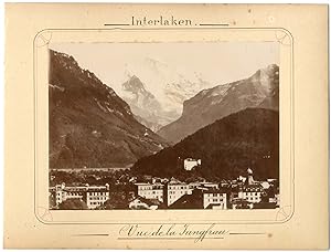 Suisse, Interlaken, vue de la Jungfrau