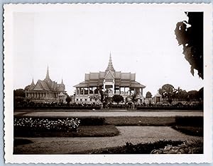 Cambodge, Phnom Penh, palais royal, 1936