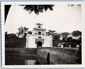 Vietnam, Hué, porte de la citadelle, 1936