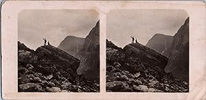 Stéréo, alpinistes, montagnes à identifier