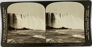 White, Stéréo, USA, Niagara, the horseshoe falls from the steamer