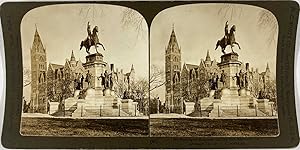 White, Stéréo, USA, Richmond, Washington monument and city hall