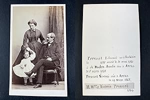 Madame, monsieur et Noémie Prevost 1864