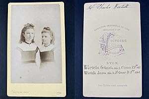 Victoire, Lyon, Gabrielle et Jeanne Wartelle 30 juillet 1882