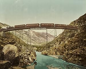 Detroit Publishing Co, William Henry Jackson, Georgetown loop in the Rocky Mountains
